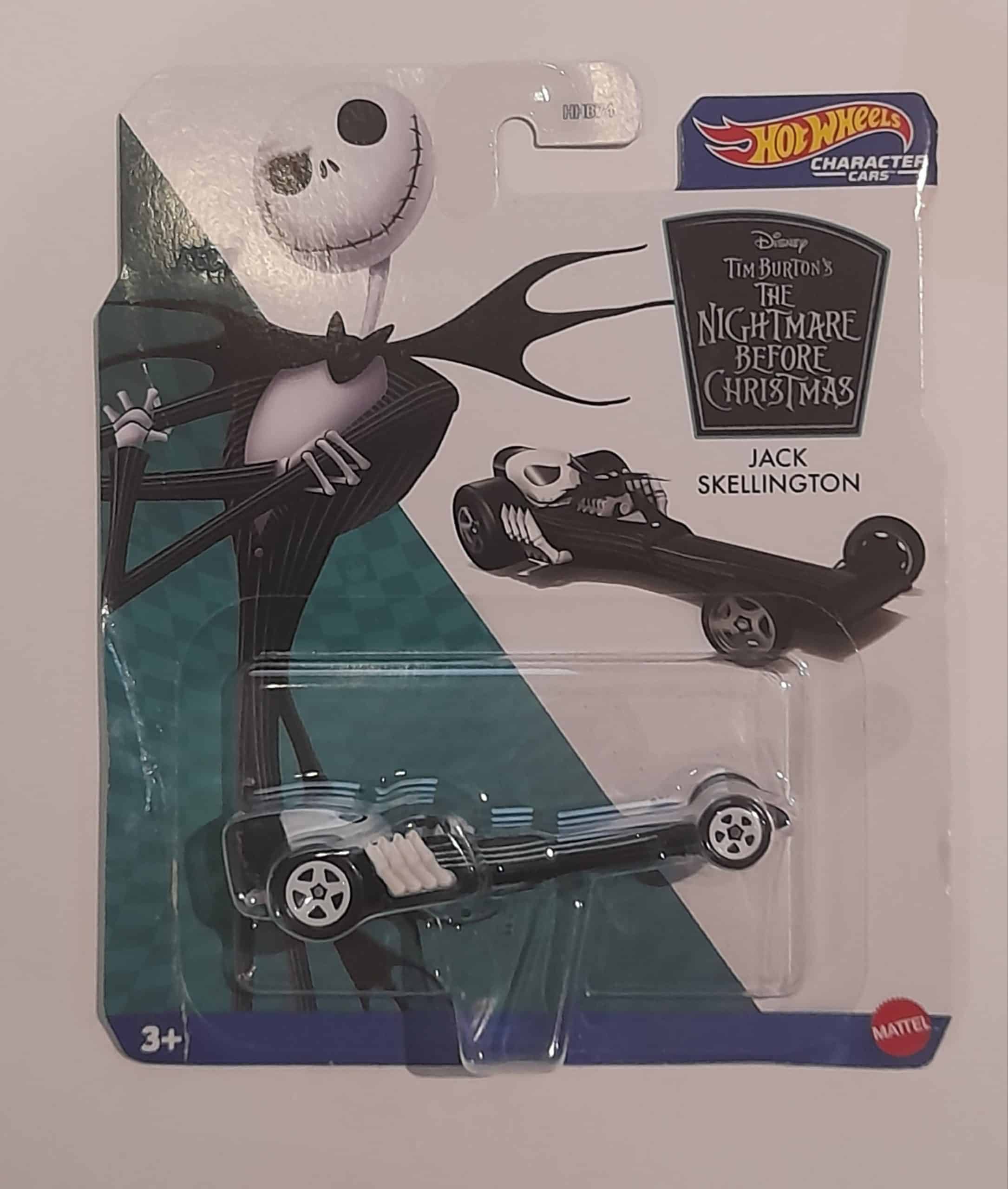 Embalagem Danificada Hot Wheels Character Cars Jack Skellington