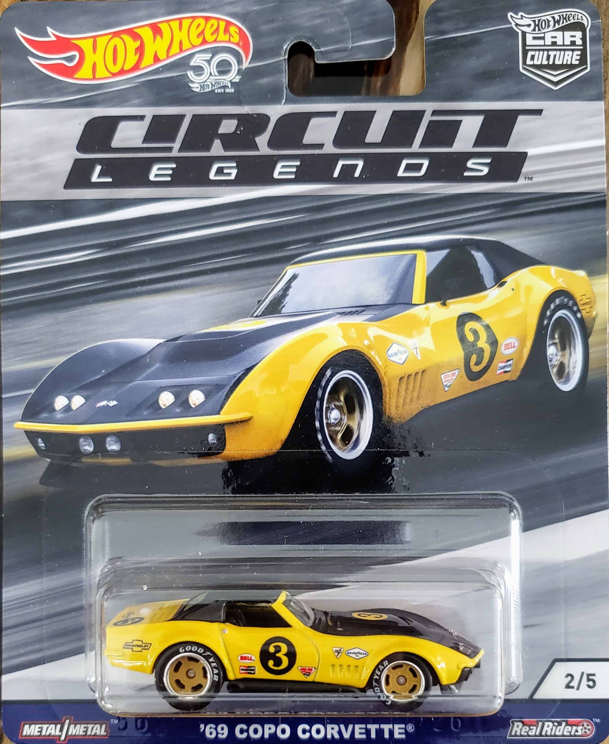 Hot Wheels Car Culture – Circuit Legends '69 Copo Corvette