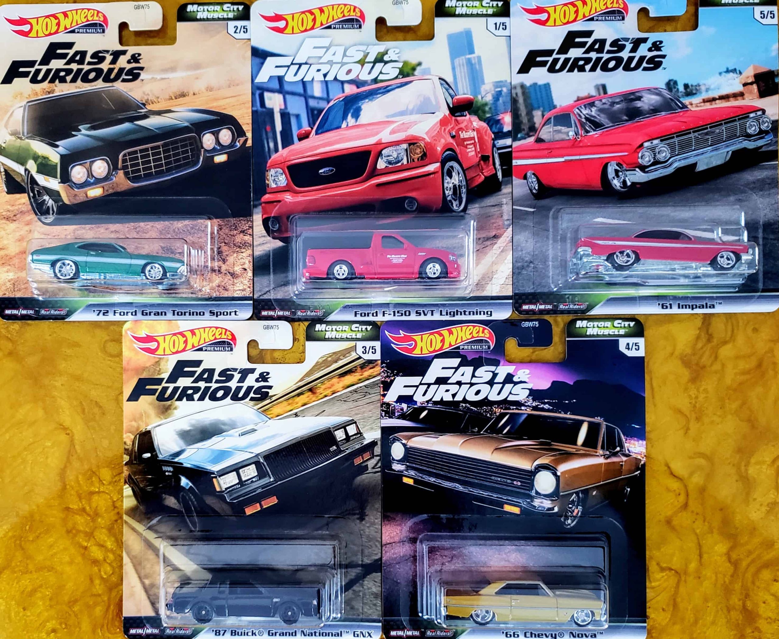 HotWheels MOTOR CITY MUSCLE 4種セット products-