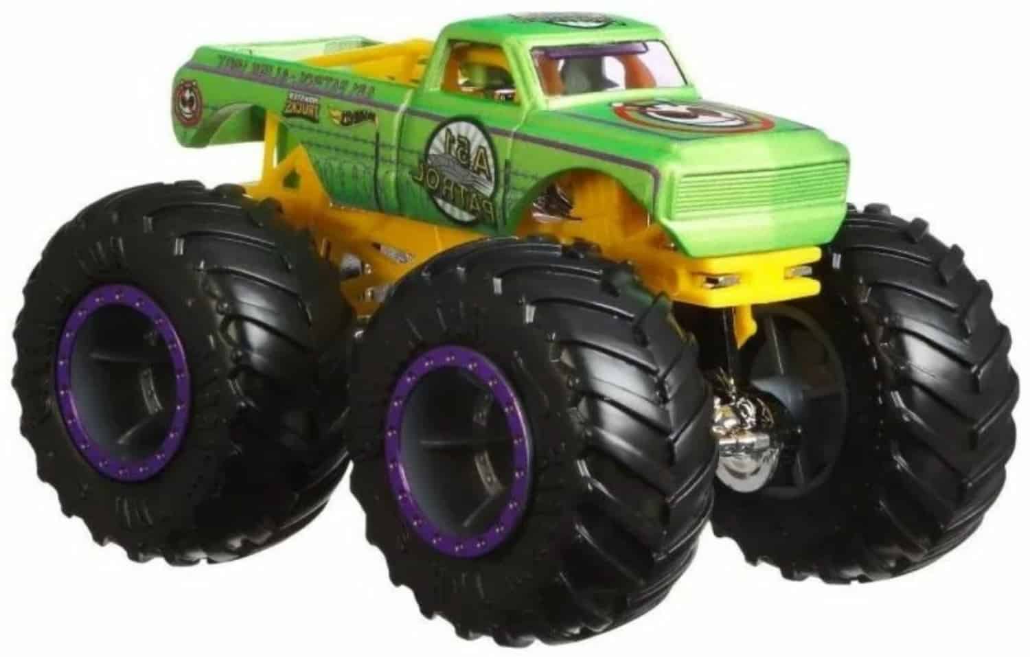 Carrinho de Brinquedo Hot Wheels  Lister - Carros Monster Truck - 1:64 -  A51 Patrol x Test Subject - Hot Wheels - Mattel - Hot Wheels