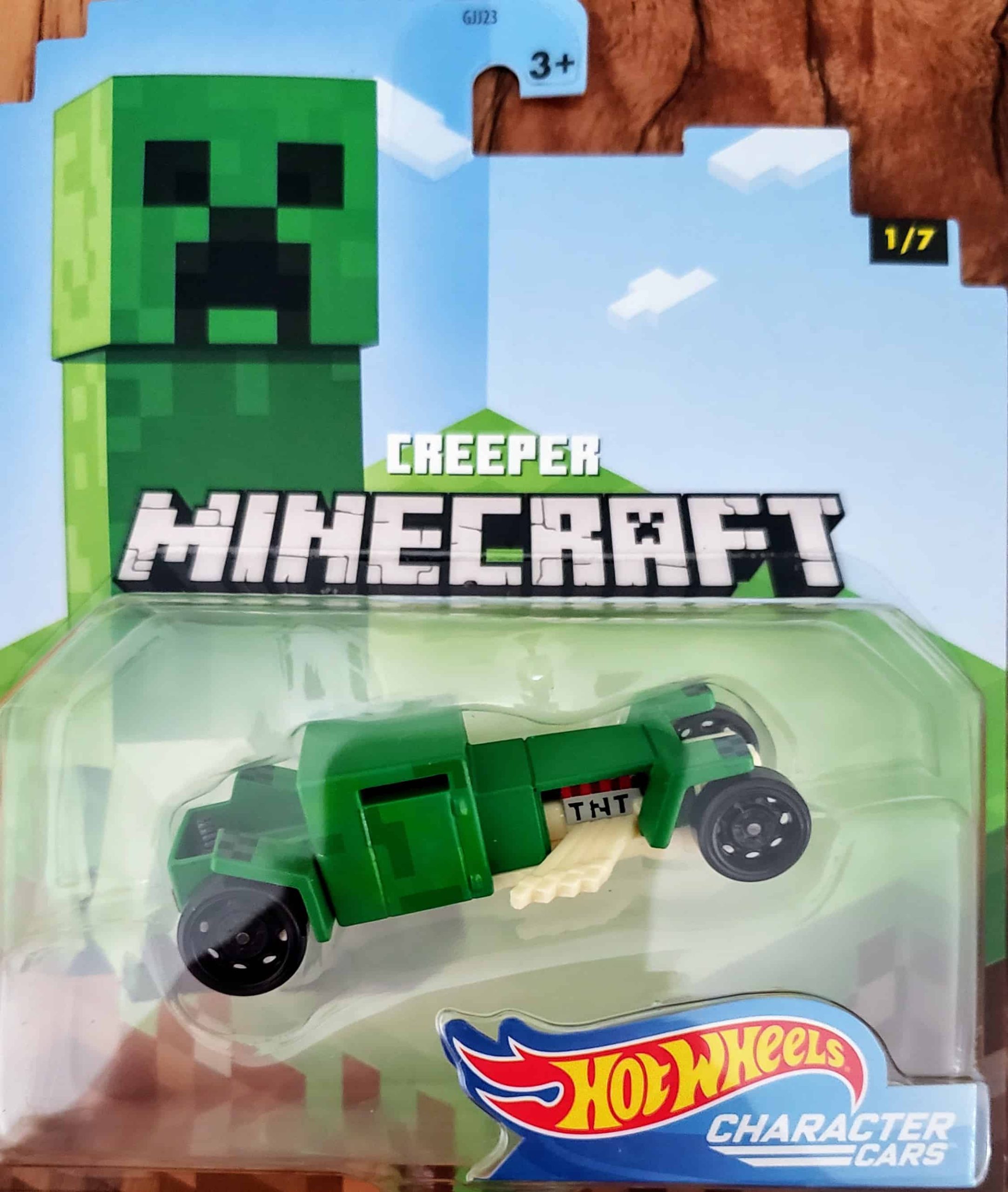 Hot Wheels Character Cars – Minecraft Creeper – Universo Hot Wheels