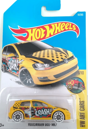 Hot Wheels Art Cars - Volkswagen Golf MK7