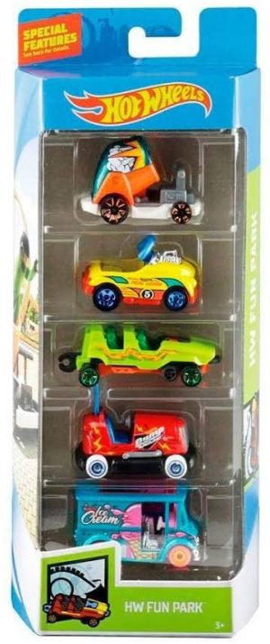 Hot Wheels Pack de 5 - Fun Park
