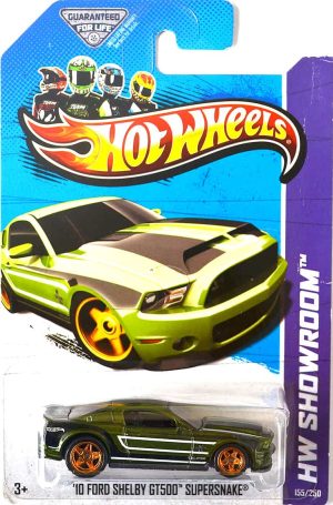 SUPER T-HUNT Hot Wheels Showroom - ' 10 Ford Shelby GT500 SUPERsnake