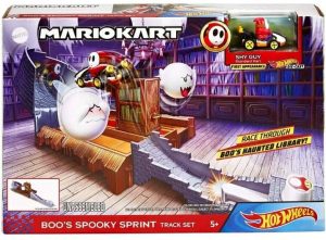 Hot Wheels Pista - Conjunto da Assustadora Pista de Corrida do Boo (Mario Kart)