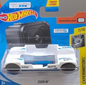*Embalagem danificada* Hot Wheels Experimotors - Zoom In