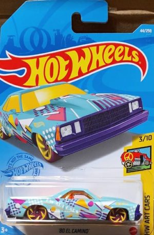*Embalagem danificada* Hot Wheels Art Cars - '80 El Camino