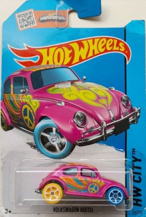 *Embalagem danificada* *T-HUNT* Hot Wheels City - Volkswagen Beetle