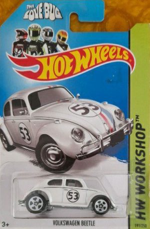 *Embalagem danificada* Hot Wheels Workshop - Volkswagen Beetle