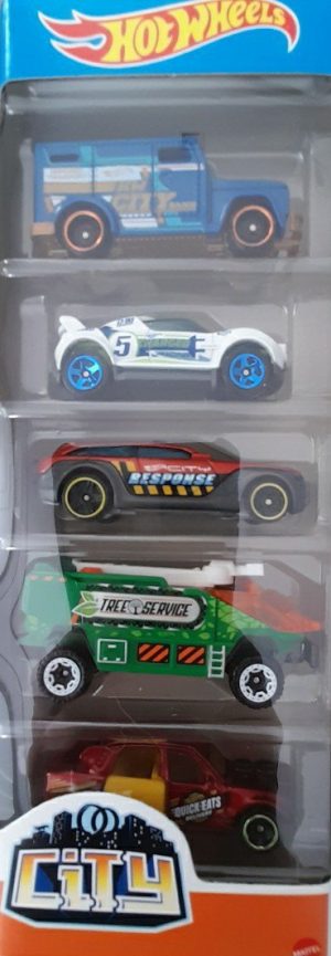 Hot Wheels Pack de 5 - City
