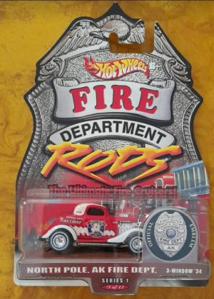 Hot Wheels Fire Rods - 3-Window '34