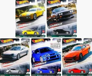 Hot Wheels Car Culture - Modern Classics 3 Set Completo (5 miniaturas)