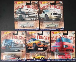 Hot Wheels Car Culture - Shop Trucks Set Completo (5 miniaturas)