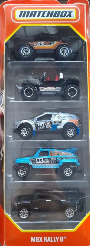 Matchbox Pack de 5 - Rally II