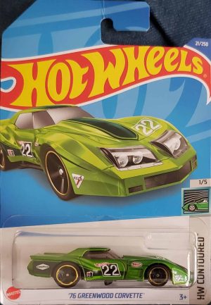 Hot Wheels Contoured - '76 Greenwood Corvette