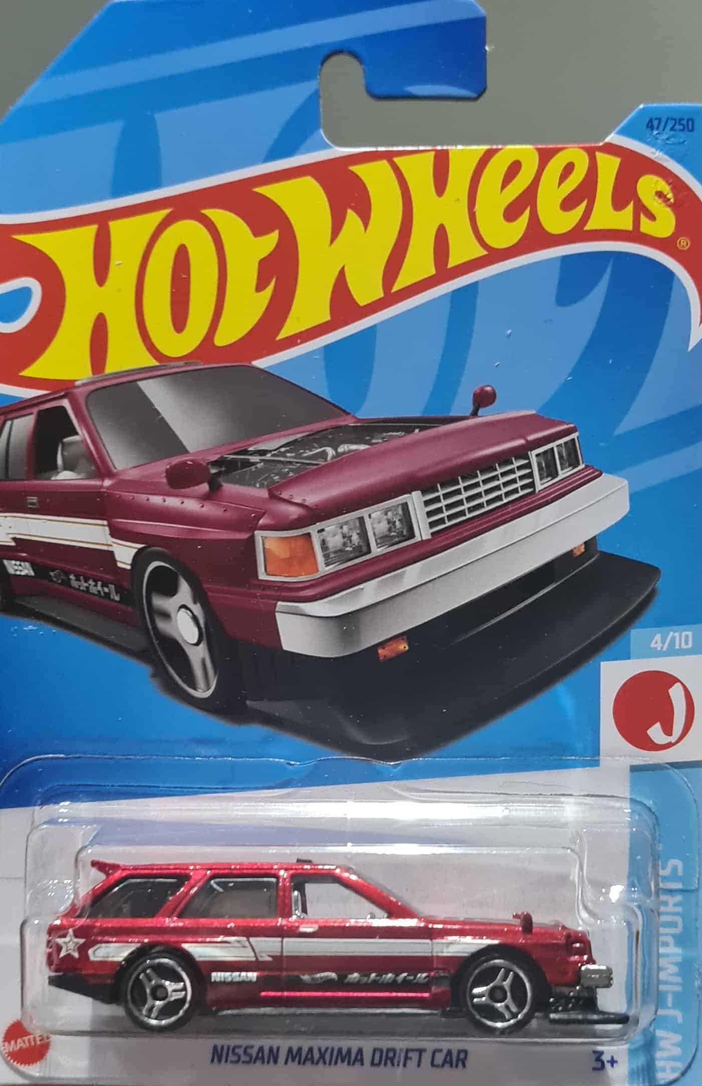 Hot Wheels Nissan Maxima Drift Car 4/10 Linha HW J-Imports