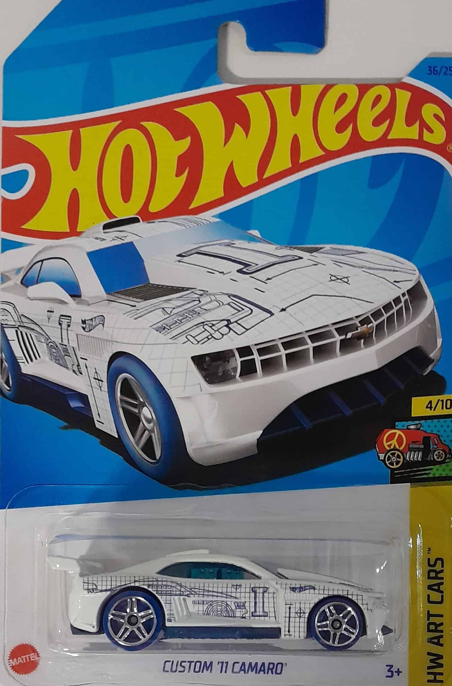 Hot Wheels Art Cars Custom ’11 Camaro Universo Hot Wheels