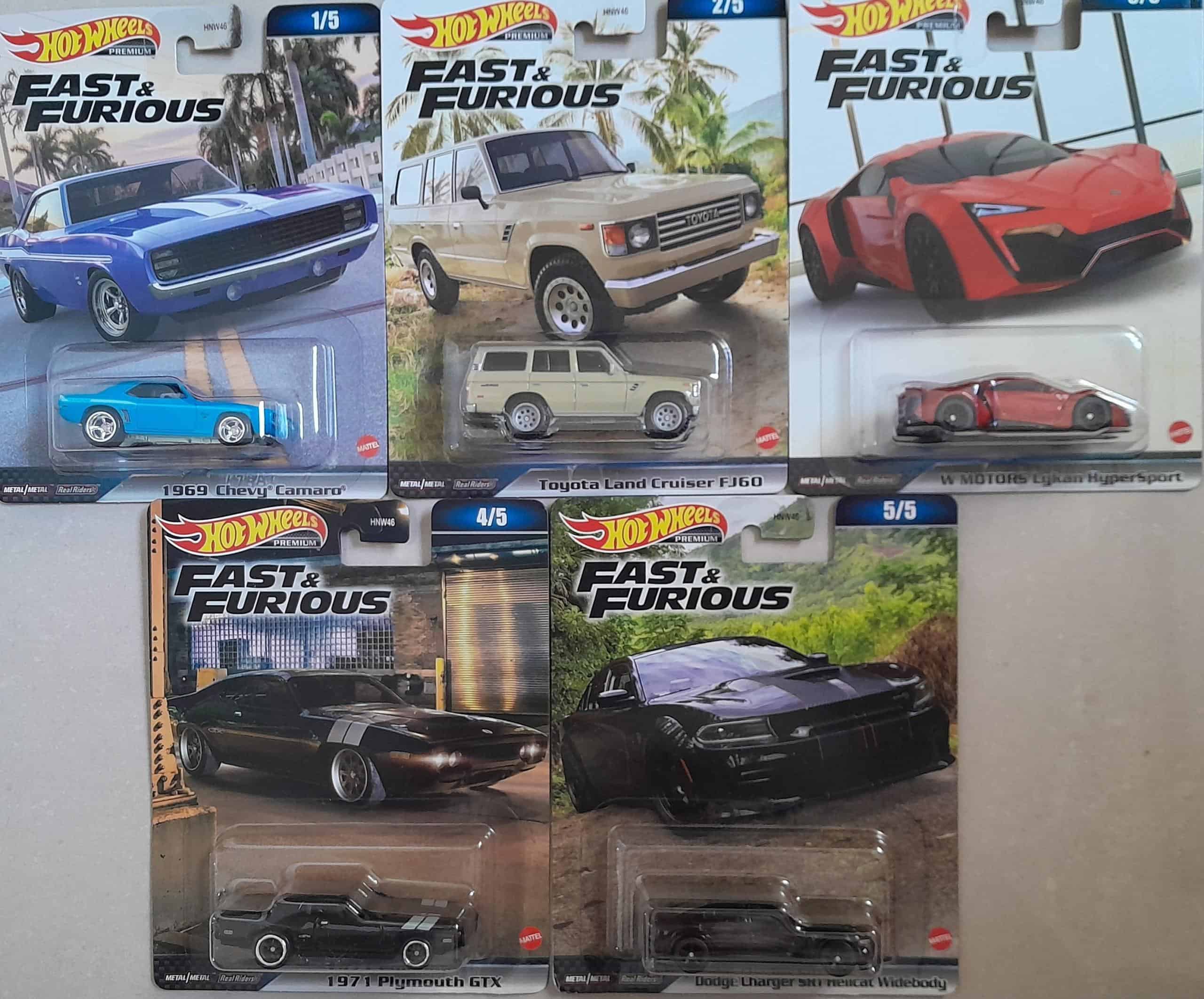 Hot Wheels Premium - Velozes e Furiosos - Hot Wheels - Set completo