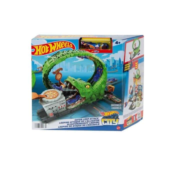 Hot Wheels Pistas - Ataque de Loop de crocodilo (Let's Race)