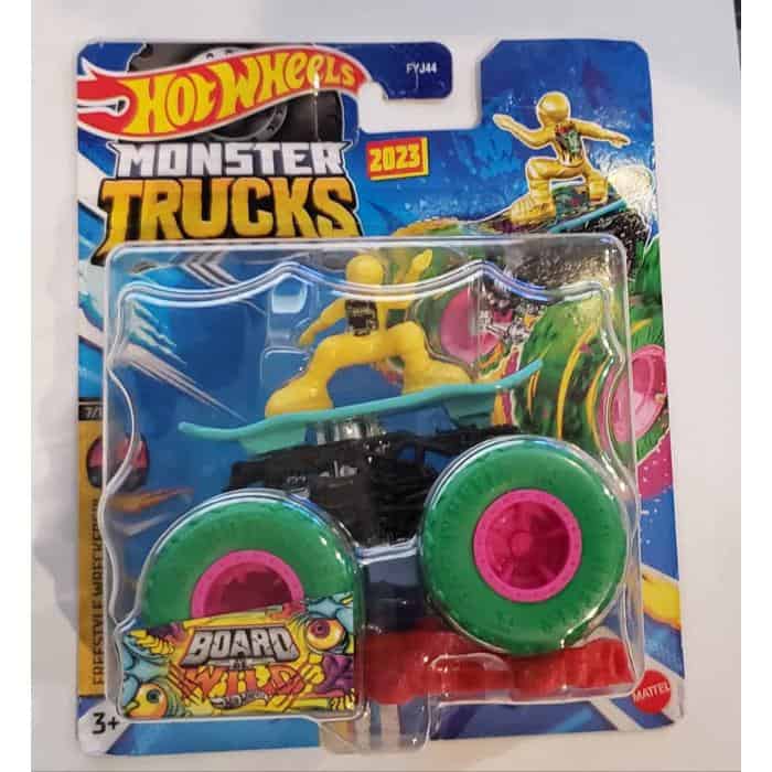 *Embalagem danificada* Hot Wheels Monster Trucks - Board to Be Wild