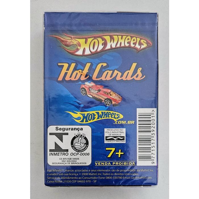 Hot Wheels Jogo de Cartas - Hot Cards Baralho Coleção 2008 Azul - Image 3