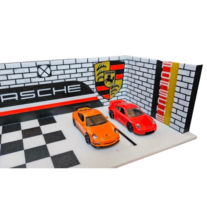 Hot Wheels Diorama - Garagem Porsche - Image 3