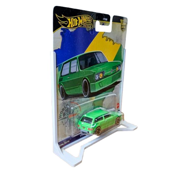 Hot Wheels Expositor - Display Mesa Blister Premium Branco 3 Unidades - Image 5