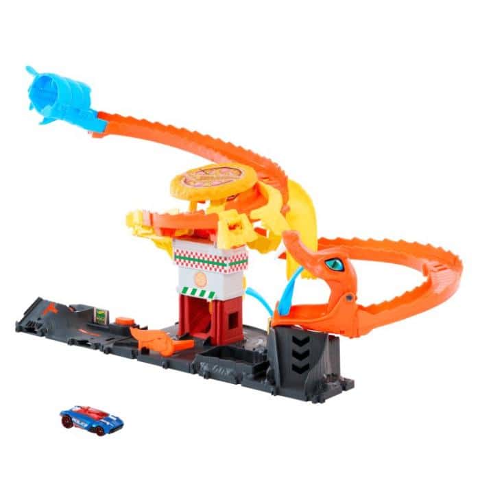 Hot Wheels Pista - Pizza Slam Ataque de Cobra (Let's Race) - Image 5