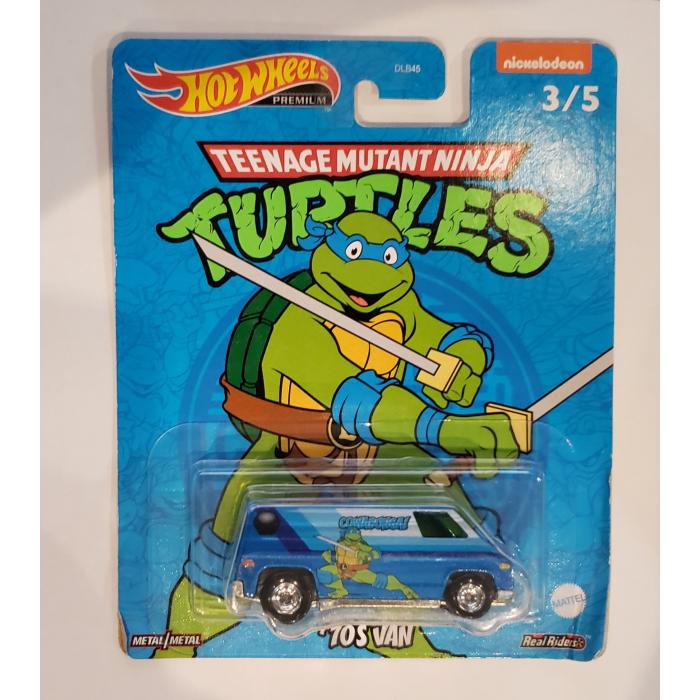 *Embalagem danificada* Hot Wheels Pop Culture - '70s Van Tartarugas Ninjas