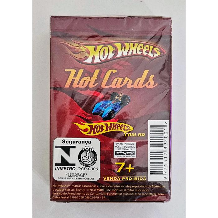 Hot Wheels Jogo de Cartas - Hot Cards Baralho Coleção 2008 Vermelho - Image 4