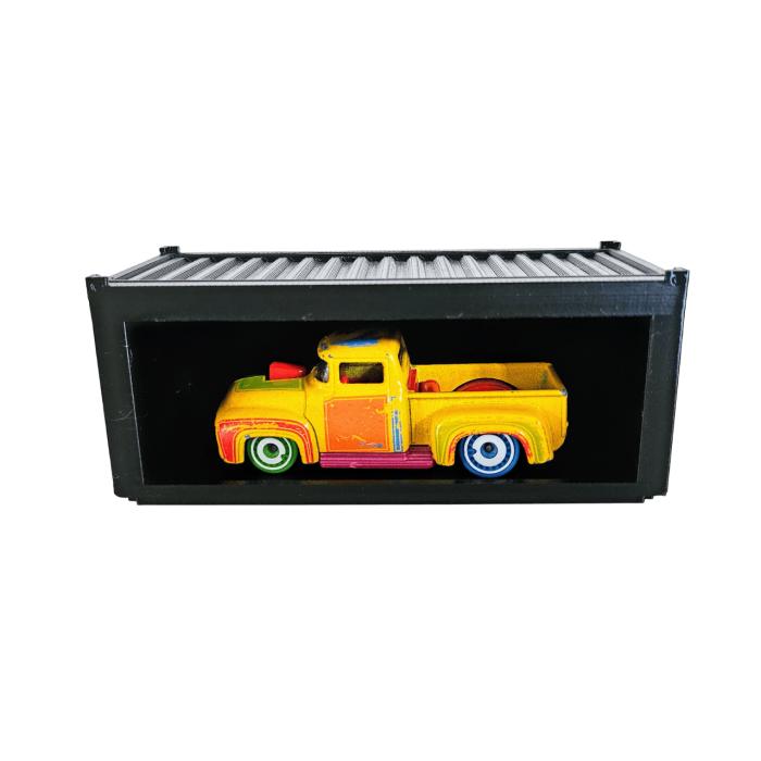 Hot Wheels Expositor - Display Container Empilhavel Preto