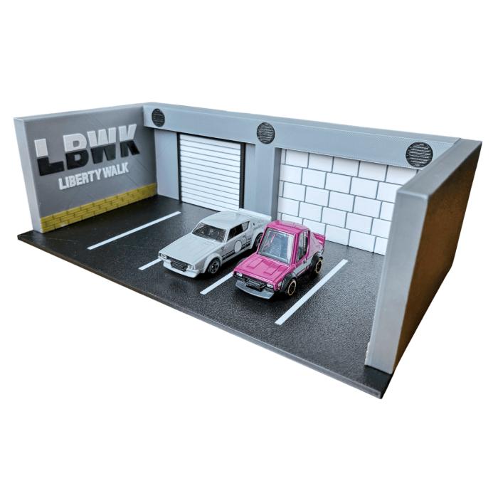 Hot Wheels Diorama - Garagem Liberty Walk LBWK - Image 5