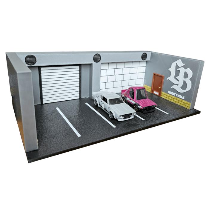 Hot Wheels Diorama - Garagem Liberty Walk LBWK - Image 6