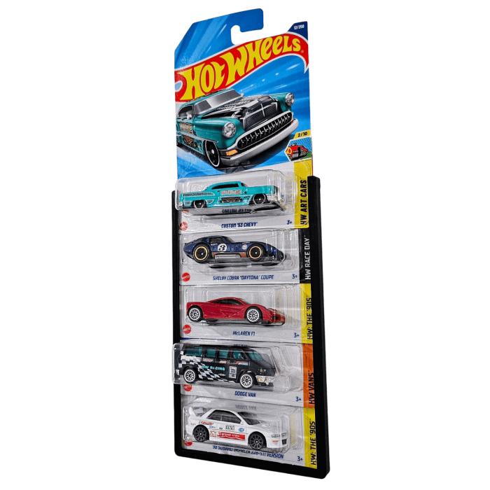 Hot Wheels Expositor - Display Parede 5 Blisters Preto 2 Unidades - Image 4