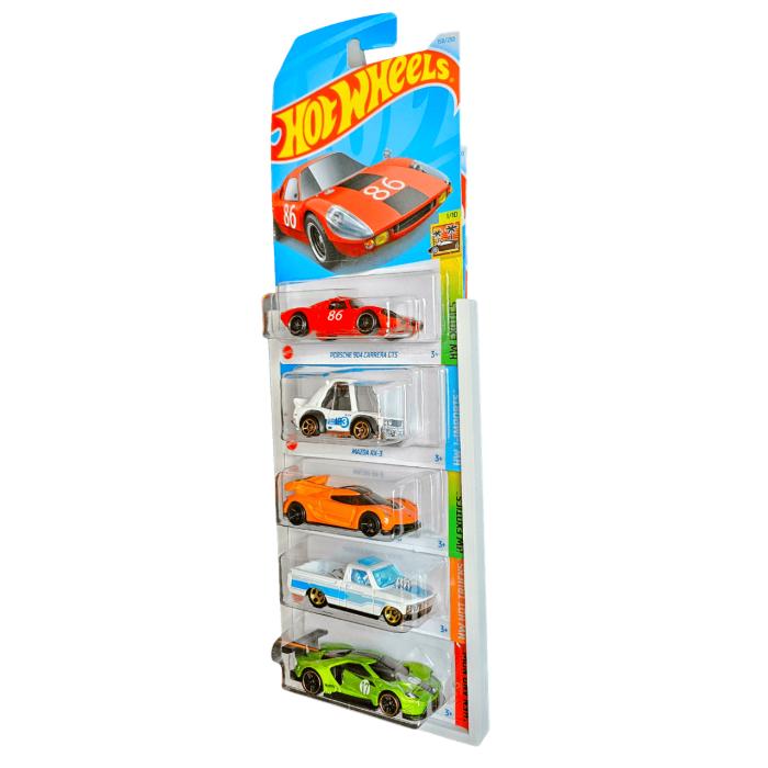 Hot Wheels Expositor - Display Parede 5 Blister Branco - Image 3