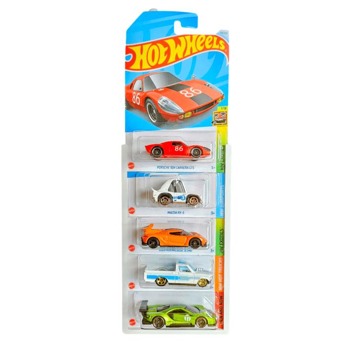 Hot Wheels Expositor - Display Parede 5 Blister Branco