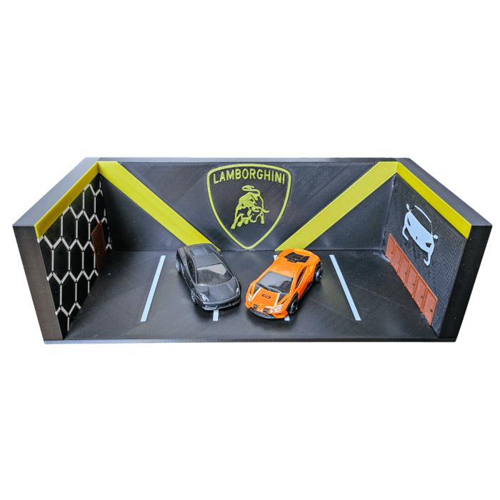 Hot Wheels Diorama - Garagem Lamborghini