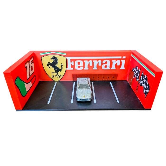 Hot Wheels Diorama - Garagem Ferrari