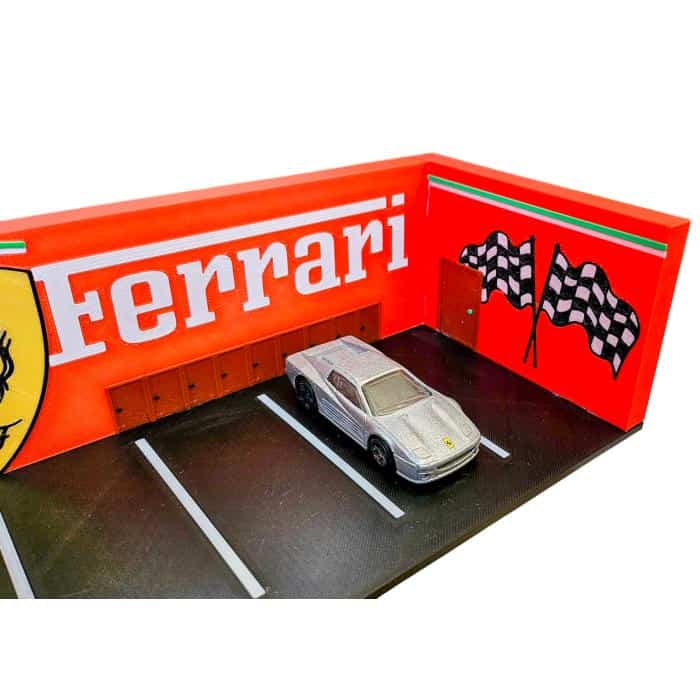 Hot Wheels Diorama - Garagem Ferrari - Image 4