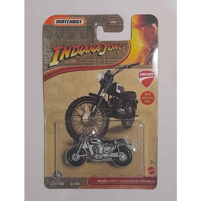 Matchbox - indiana Jones themed ducati scrambler