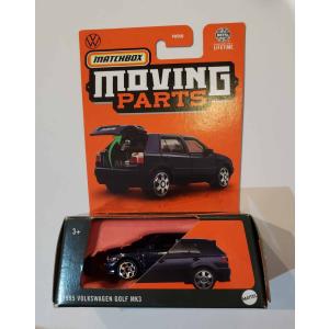 *Embalagem danificada* Matchbox Moving Parts - 1995 Volkswagen Golf MK3
