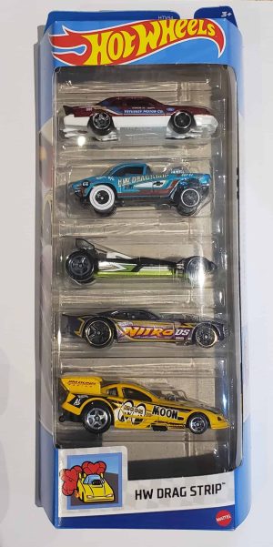 Hot Wheels Pack de 5 - Drag Strip