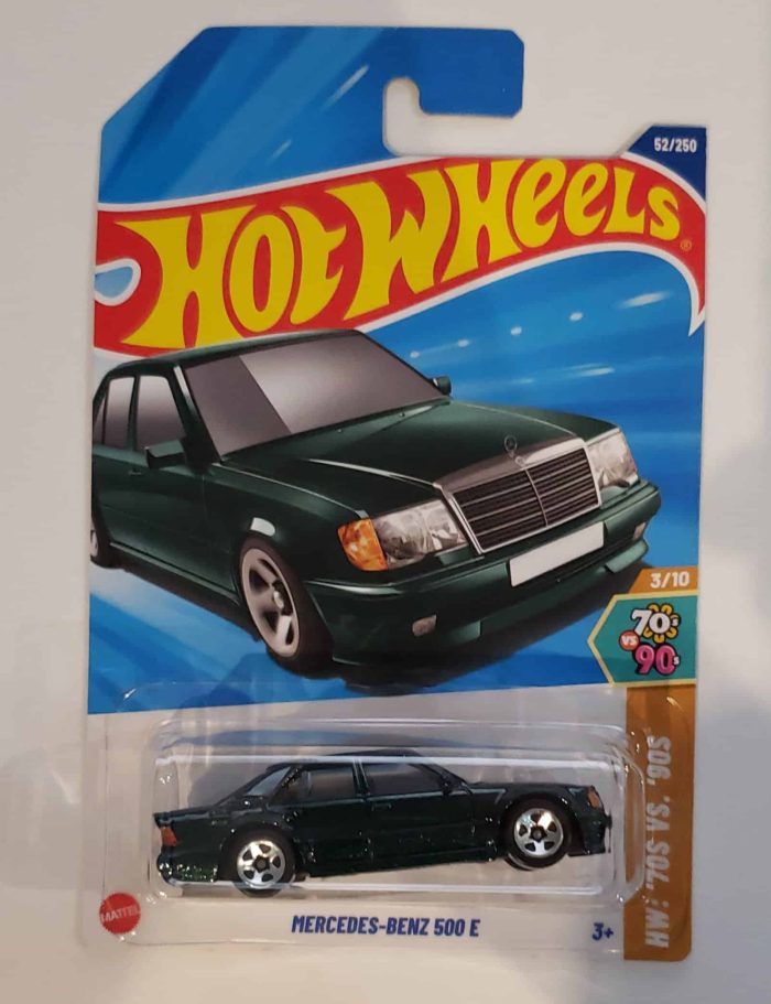 Hot Wheels '70s VS.' 90s - Mercedes-Benz 500 E