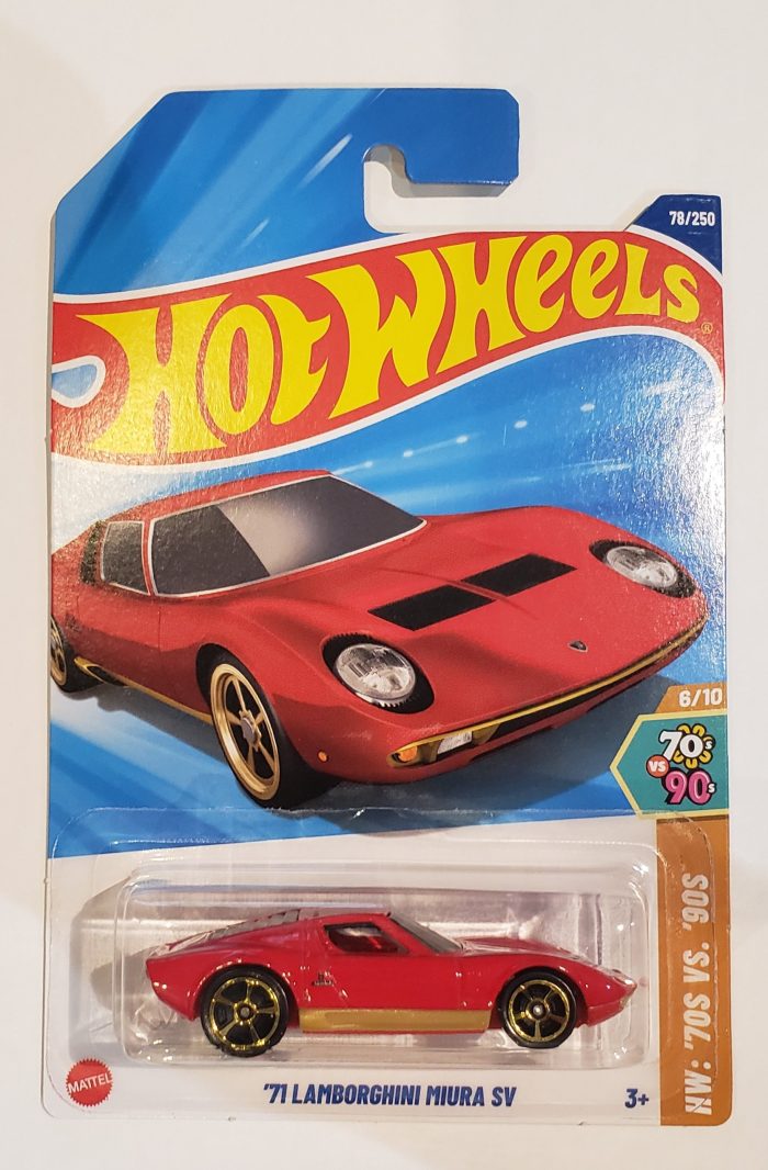 Hot Wheels '70s VS.' 90s - '71 Lamborghini Miura SV
