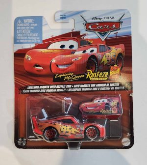 *Embalagem danificada* Disney Pixar Cars - Relâmpago McQueen Rusteze