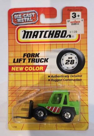 *Embalagem danificada* Matchbox Die-Cast Metal - Forklift Truck