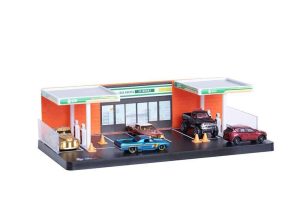 King of Boxes Expositor - Diorama Posto de Gasolina