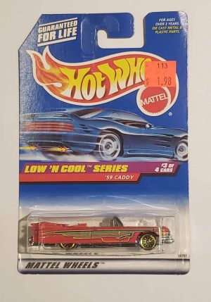 *Embalagem danificada* Hot Wheels Low 'n Cool Series - '59 Caddy