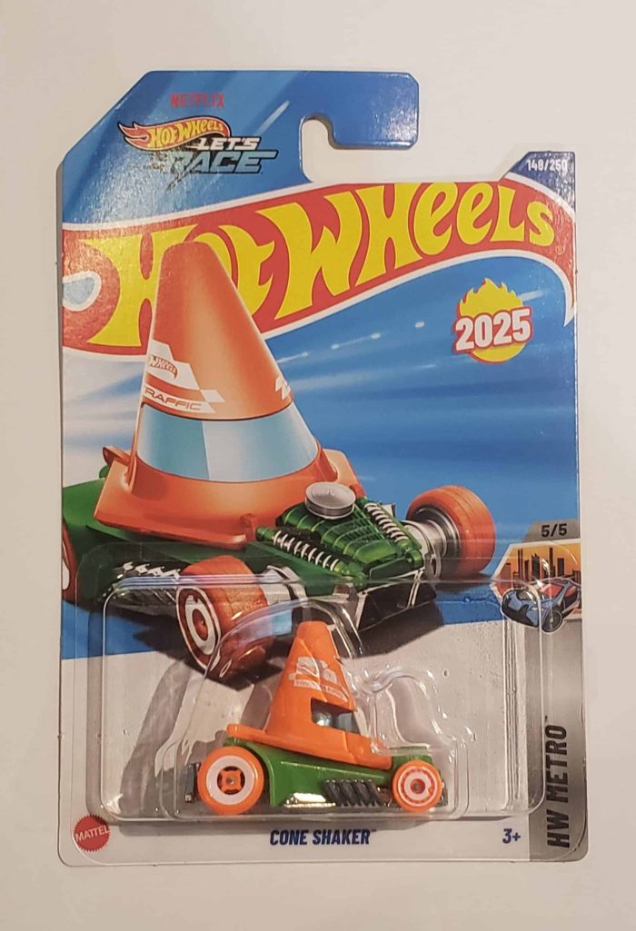 Hot Wheels HW Metro Cone Shaker 1:64 - Netflix Let's Race Edition