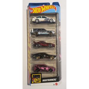 Hot Wheels Pack de 5 - Nightburnerz